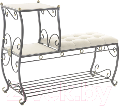 Банкетка AMC 8(1000)23 с этажеркой - фото