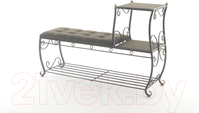 Банкетка AMC 8(1200)22 с этажеркой