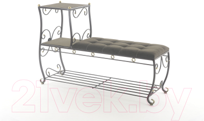 Банкетка AMC 8(1200)22 с этажеркой