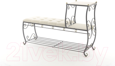 Банкетка AMC 8(1200)23 с этажеркой