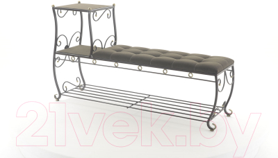 Банкетка AMC 8(1400)22 с этажеркой