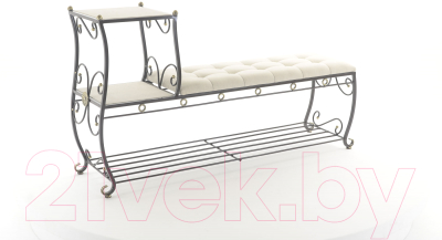 Банкетка AMC 8(1400)23 с этажеркой