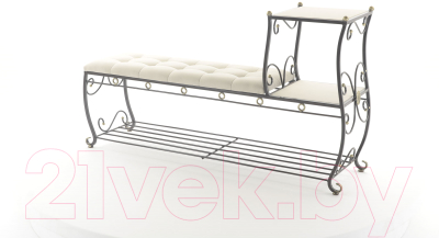 Банкетка AMC 8(1400)23 с этажеркой