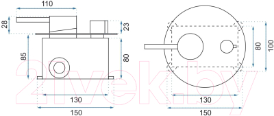 Душевая система со смесителем REA P8007