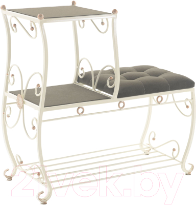 Банкетка AMC 8(800)32 с этажеркой - фото