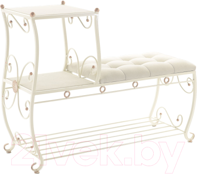 Банкетка AMC 8(1000)33 с этажеркой - фото