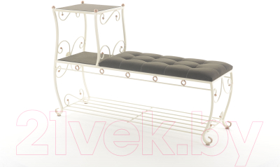 Банкетка AMC 8(1200)32 с этажеркой