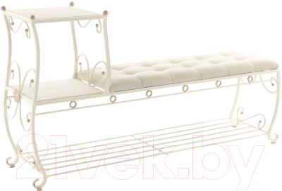 Банкетка AMC 8(1400)33 с этажеркой - фото