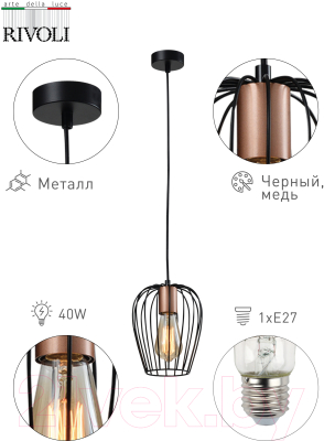 Потолочный светильник Rivoli Atena 5063-201 / Б0047367