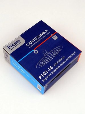 Лейка верхнего душа Potato P103-16