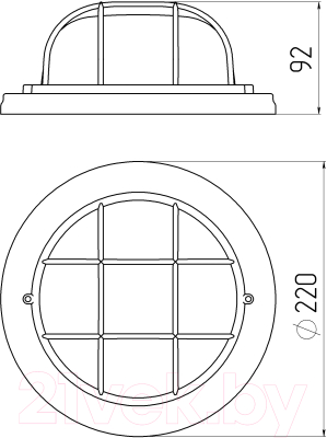 Светильник ЖКХ ЭРА Кантри НБО 03-60-022 / Б0048416