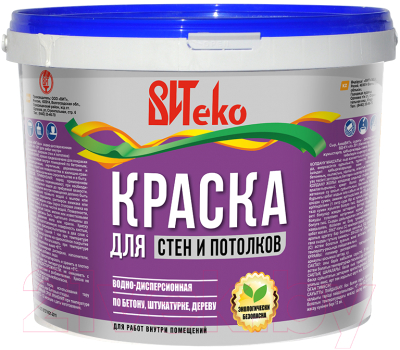 Краска Вит Теко ВДКЧ Н-201 интерьерная - фото