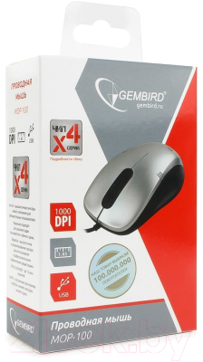 Мышь Gembird MOP-100-S