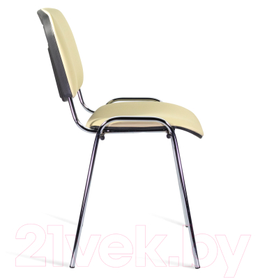 Стул офисный Staff Iso Lite CF-008 / 532568 (хром/кожзам бежевый/Z-21)