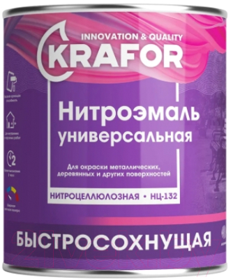 Эмаль Krafor НЦ-132 - фото