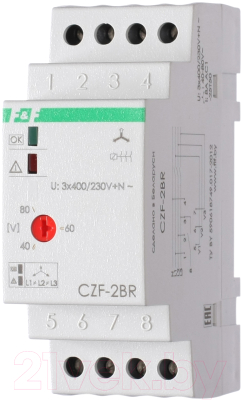 Реле контроля фаз Евроавтоматика CZF-2BR - фото