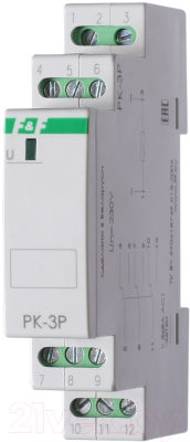 Реле промежуточное Евроавтоматика PK-3P/230 / EA06.001.023 - фото