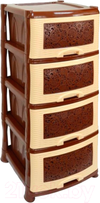 Комод пластиковый Violet Ажур / ВП-035421 - фото