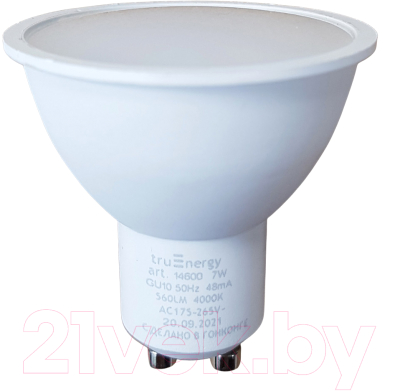Лампа Truenergy 7W GU10 4000К / 14600 - фото