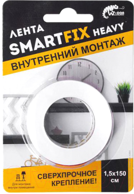 Скотч двухсторонний SmartFix Heavy SFV1515T - фото