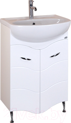 Тумба с умывальником Onika Лайн 45.11 + Уют 45 (104504) - фото
