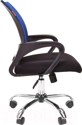 Кресло офисное Chairman 696 хром (TW синий)