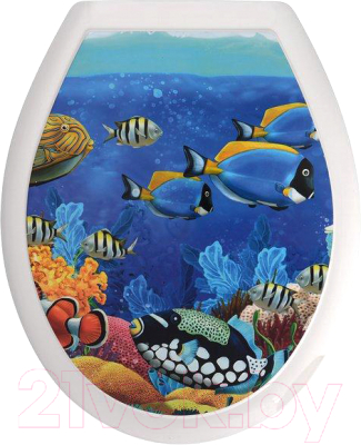 Сиденье для унитаза Мультидом Море / СП72-100 - фото