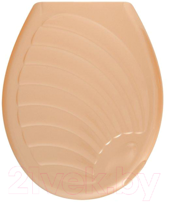 Сиденье для унитаза Мультидом Ракушка / СБ72-91 (бежевый)