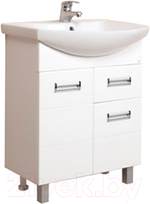 Тумба с умывальником Onika Балтика 60.12 (106041 + WH110246) - фото
