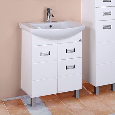 Тумба с умывальником Onika Балтика 60.12 (106041 + WH110246)