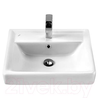 Тумба с умывальником Onika Балтика-Квадро 55.10 105521 + Тигода 1WH302126