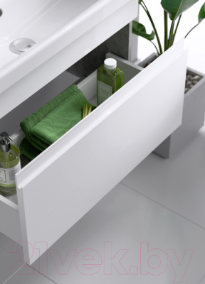 Тумба с умывальником Aqwella Smart 80 / SRT0108BS