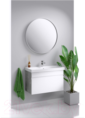 Тумба с умывальником Aqwella Smart 80 / SRT0108BS