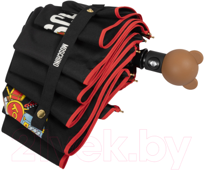 Зонт складной Moschino 8031-OCA Toy Band Black