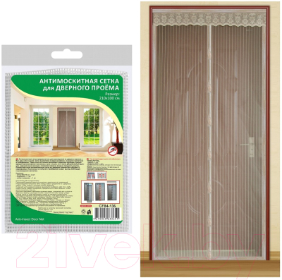 Москитная сетка на дверь Мультидом CF84-136