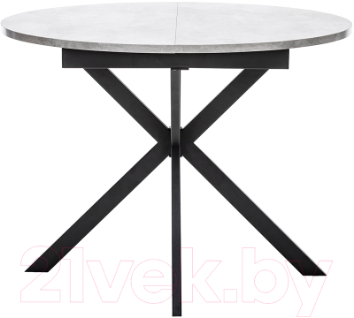 Обеденный стол Импэкс Leset Капри (цемент/черный)