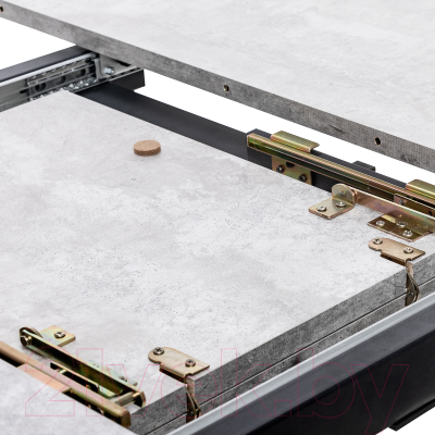 Обеденный стол Импэкс Leset Капри (цемент/черный)