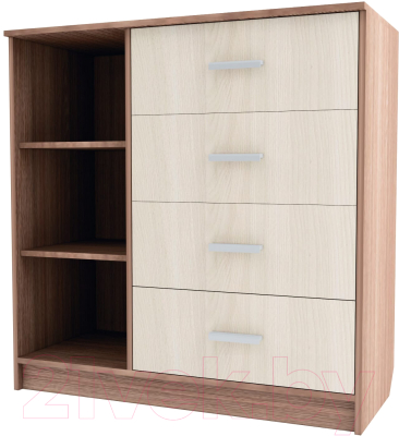 Тумба Аквилон №9 1002 (шимо темный/шимо светлый)