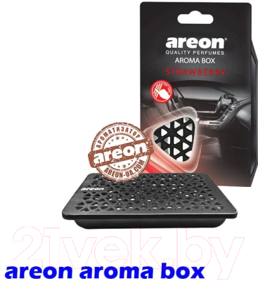 Ароматизатор автомобильный Areon Strawberry / ARE-ABC04