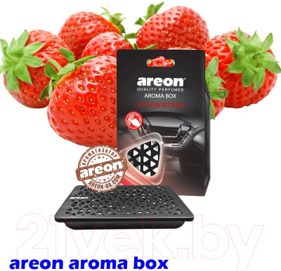 Ароматизатор автомобильный Areon Strawberry / ARE-ABC04