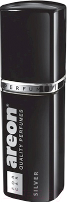 Освежитель автомобильный Areon Black Silver / ARE-AP01 - фото