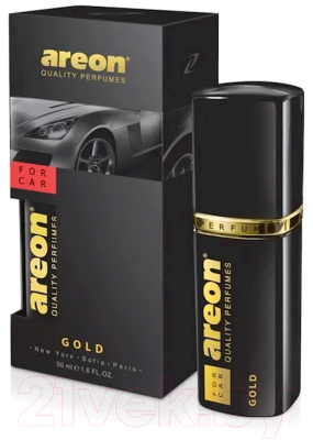 Освежитель автомобильный Areon Black Gold / ARE-AP02