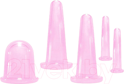 Набор банок для массажа Sipl Силиконовые / AG418G - фото