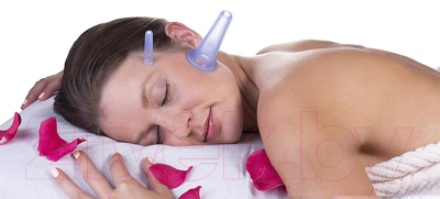 Набор банок для массажа Sipl Силиконовые / AG418G