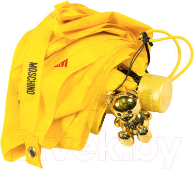 Зонт складной Moschino 8127-superminiU Hearts And Bears Yellow