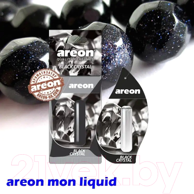 Ароматизатор автомобильный Areon Black Crystal / ARE-LR01