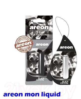 Ароматизатор автомобильный Areon Black Crystal / ARE-LR01
