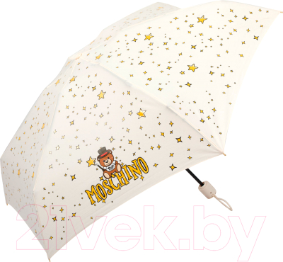 Зонт складной Moschino 8323-compactI Toy Constellation Cream - фото