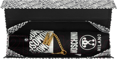 Зонт складной Moschino 8872-OCA Logo Black