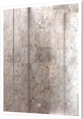 Зеркало Континент Frame White Led 70x100 - фото